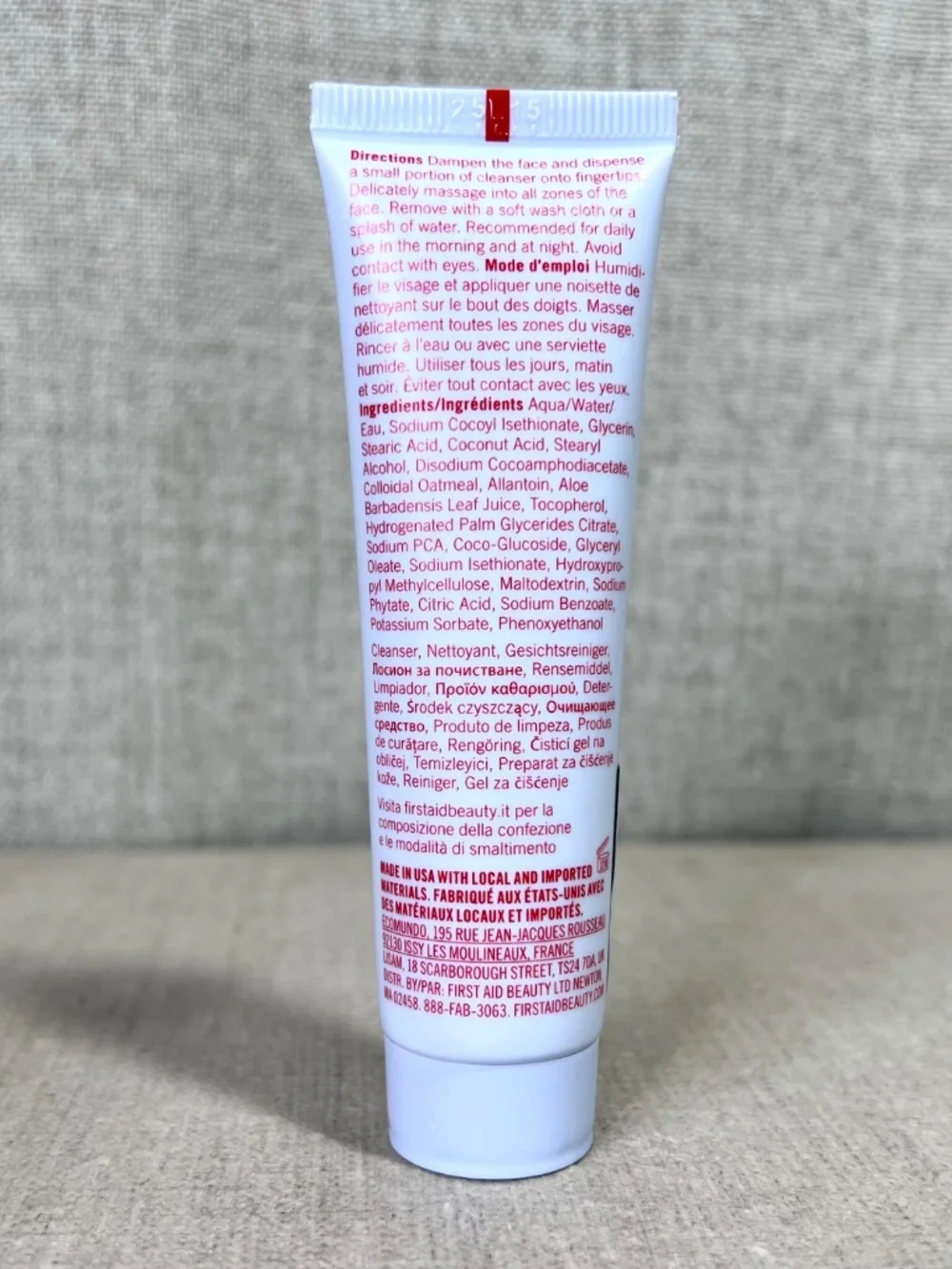 ❤️3 for $25❤️ First Aid Beauty Ultra Gentle Cream-to-Foam Face Cleanser mini
